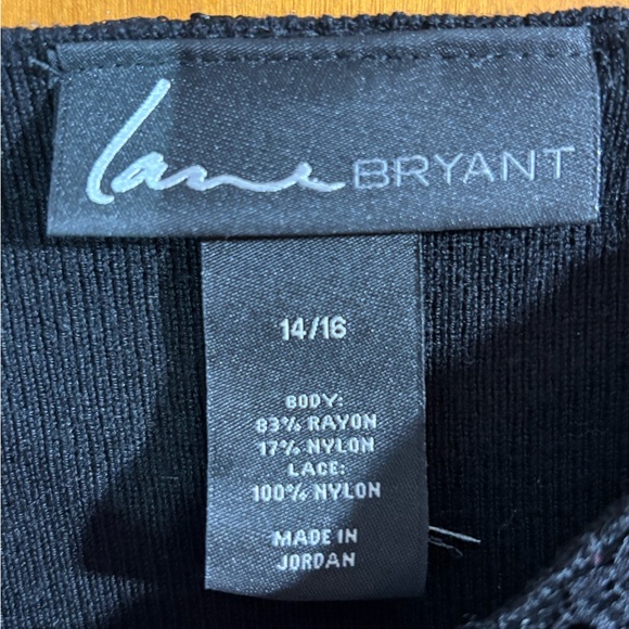 Lane Bryant Black Sweater (14/16) and Lace Skirt Set (18) - Picture 14 of 16